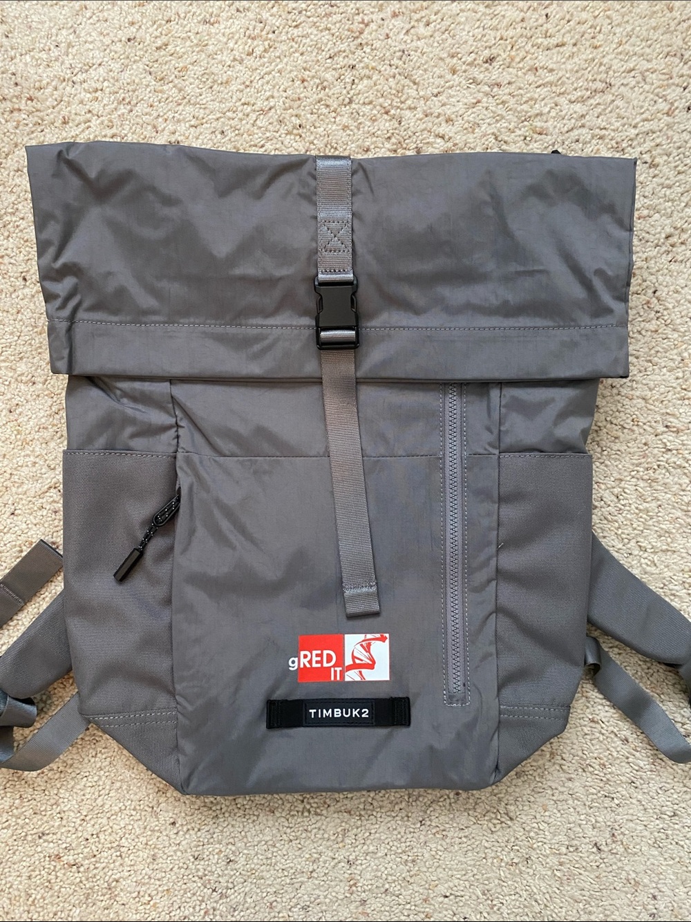 Timbuck2 Tuck Backpack. Eco Gunmetal. NWT.